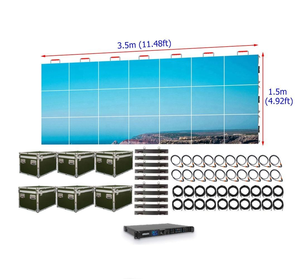 จอแสดงผล LED คุณภาพสูง สีสันสดใส สำหรับใช้งานภายในและภายนอกอาคาร, ผนังวิดีโอแบบโมดูลาร์ P2.6 แบบพกพา สำหรับบูธดีเจ ฉากหลังเวทีไนท์คลับ - Product Image 6