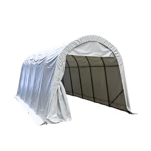 出售圆形屋顶室外铝制汽车遮蔽物/金属汽车遮篷/车棚帐篷