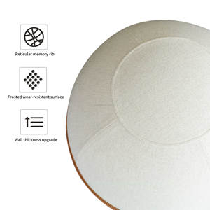 Funda de Pelota de Yoga Ergonómica con Logotipo Personalizado, <span class=keywords><strong>Lavable</strong></span>, Antideslizante, con Sensación de <span class=keywords><strong>Lino</strong></span>, 65 cm, para Gimnasio, Venta al Por Mayor - Product Image 3