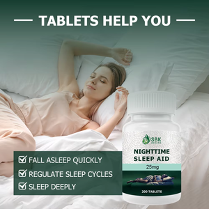 Comprimés de mélatonine végétaliens à la fraise de haute qualité pour un sommeil rapide et régulé la nuit - Product Image 2
