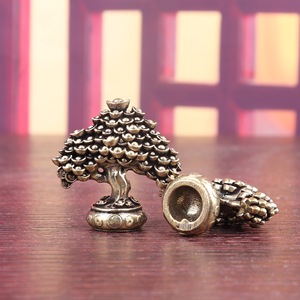 ต้นไม้เงินทองเหลือง 1 ชิ้น ต้นไม้แห่งความมั่งคั่ง ความเจริญรุ่งเรือง รูปปั้นทองคำแท่ง งานฝีมือทองแดง ของตกแต่งบ้านสไตล์วินเทจ - Product Image 3