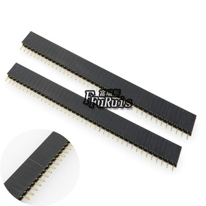 หัวต่อพินแบบแถวเดียว FuRuis 2.54 ขนาด 1x40P แบบเข็มตรง สำหรับประกอบอุปกรณ์อิเล็กทรอนิกส์ - Product Image 5