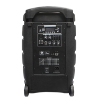 Altavoz portátil Bluetooth profesional M, potente Audio, gran potencia, 120W, altavoz con carro, para exteriores, gran potencia, Boombox10-Inch