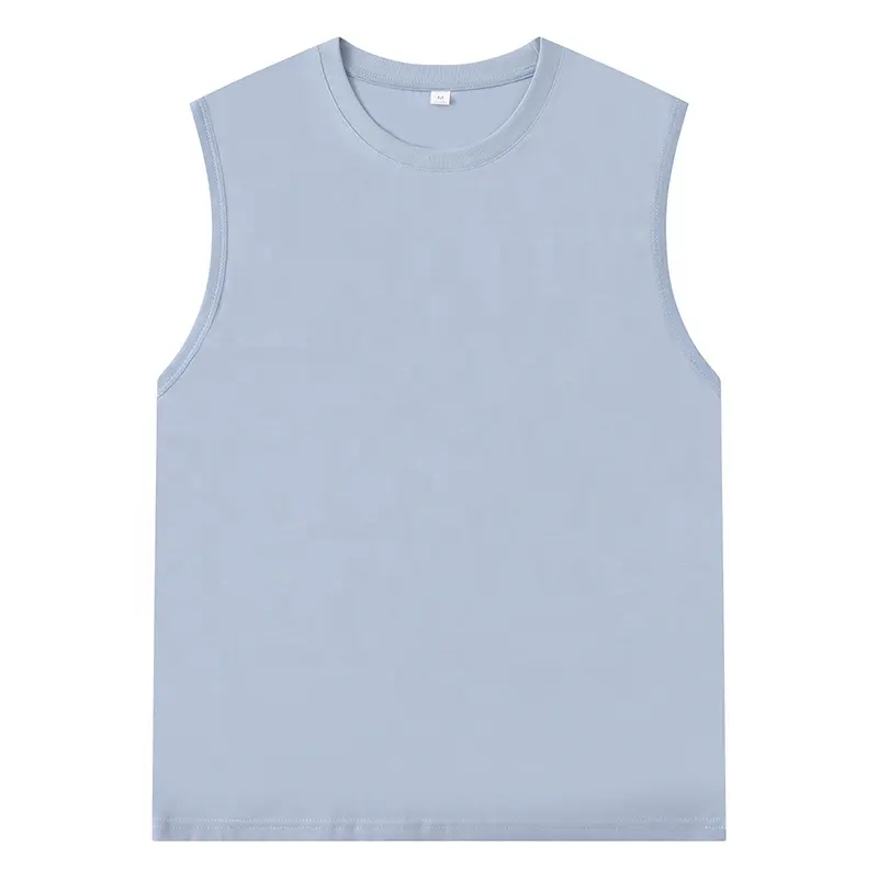 Factory Direct Sale 100% Cotton Men Gym Vest Men's Tank Tops Trending Products sleeveless tank top Men Workout Tank Tops