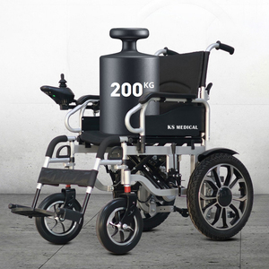 Silla de Ruedas Eléctrica Motorizada Ligera KSM-501P 2025, Plegable y Portátil, Segura para Viajes en Avión, para una Fácil Movilidad - Product Image 4