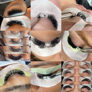 Vente en gros de coussinets sous les <span class=keywords><strong>yeux</strong></span> en hydrogel <span class=keywords><strong>naturel</strong></span> 100%, patchs en gel non pelucheux pour salon de beauté, extensions de faux cils, greffage - Product Image 6