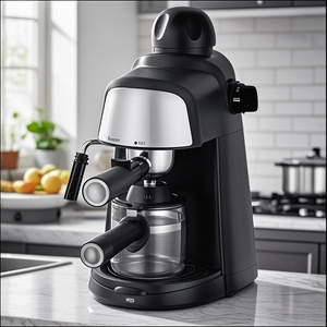 Chuyên nghiệp nhỏ gọn <span class=keywords><strong>Espresso</strong></span> và Cappuccino Maker lập trình thép không gỉ Máy pha cà phê với sữa Frother - Product Image 2
