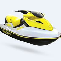 Nouveau Jet Ski 1500cc avec moteur 4 temps Supercharger Intercooler Matériau en fibre de verre