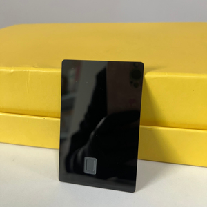 Metallo bianco specchio in metallo nero argento oro visto all'ingrosso 0.8mm carta di credito con banda magnetica formato espresso nero Atm Card - Product Image 1