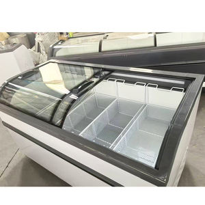 Gran oferta, helado de pescado, doble puerta de vidrio, pantalla <span class=keywords><strong>Flash</strong></span>, congelador rápido comercial, nevera, refrigerador, congelador para el hogar - Product Image 6