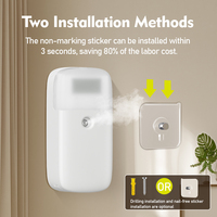 Humidificateur à ultrasons pour chambre à coucher, diffuseur d'aromathérapie, écran LCD design minimaliste, USB, huile essentielle sans eau