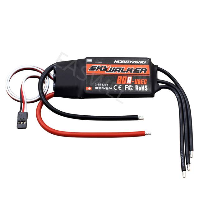 New F17834 UBEC 80A BEC 2-6S Lipo Speed Controller Brushless ESC
