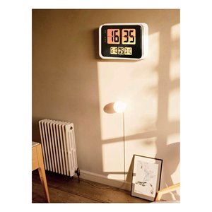 Reloj de pared (25x7x16cm) Multifunción JUSTAMINUTE Blanco JD 9910 - Product Image 2