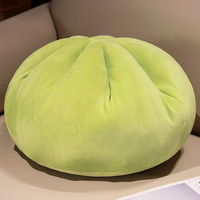 Boulette en peluche oreiller mignon Expression cuit à la vapeur en peluche chignon en peluche Dim Sum jeter oreiller drôle nourriture Squishy Bao chignon en peluche poupée jouets