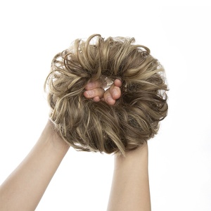 SARLA Búi Tóc Xoăn Sợi Tổng Hợp Cao Cấp Búi Tóc Nối Tóc Giả Lộn Xộn Cho Nữ - Product Image 3