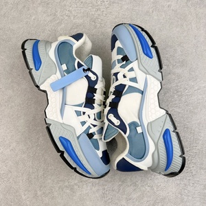 Chaussures décontractées pour hommes de style streetwear de luxe, à lacets, à motif géométrique, en maille, pour toutes les saisons, avec chaussures de marche en plein air - Product Image 1