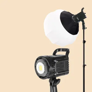 Kit d'éclairage pour studio photo professionnelle, 300W, slim, boîte à lumière continue avec lanterne, Cob