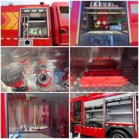 Camion de pompiers SHACMAN F3000 6X4 neuf, robuste, avec réservoir à mousse Europe 2/3 et lance à eau, à vendre