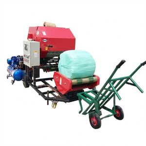 Alfalfa Corn Stalk Silage hay Rice Straw Grass Silage Feed Baler Bale Pressing <b>Packing</b> Bundling Making Machine Automatic - Product Image 4