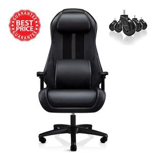 Nuevo diseño negro coche cuero PU Pvc tela v-hand 6 puntos de masaje Vr <span class=keywords><strong>silla</strong></span> ergonómica para Juegos de oficina altavoces Bluetooth integrados - Product Image 1
