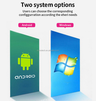 Kiosque d'affichage LCD à écran complet AIYOS, écran tactile Android, totem numérique