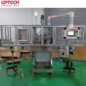 China Automatic capping machine online design for cosmetic and daily chemical bottle and cap from CPTECH with servo motor