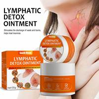 Vente en gros d'onguent détoxifiant lymphatique South Moon, chaud pour le cou, anti-gonflement, à base d'herbes, pansement lymphatique médical, relaxation corporelle, soins de santé