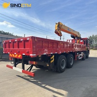 Camion-grue télescopique multifonctionnel Shacman New M3000 8x4 12 roues avec grue auto-chargeuse pour le transport de marchandises à vendre