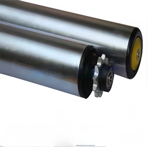 ระบบสายพานลำเลียงแบบขับเคลื่อนด้วยโซ่ลูกกลิ้งสแตนเลสชุบสังกะสีป้องกันไฟฟ้าสถิตย์ ขนาดเส้นผ่านศูนย์กลาง 76 มม. รุ่นใหม่ สำหรับงานหนัก - Product Image 1