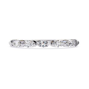 Bague de style Art Déco vintage avec diamant de laboratoire taille marquise et détails en milgrain - Product Image 3