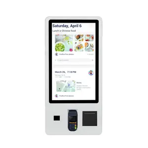 Machine de kiosque de paiement en libre-service sans pilote à écran tactile PCAP Android 7.1 de 32 pouces