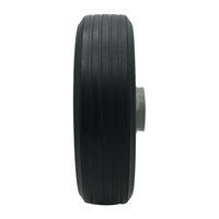 Roues en caoutchouc solide de roue de brouette de 8 pouces 200mm