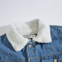 Manteau en denim WarmJacket à doublure moelleuse pour hommes pour l'hiver et le nouvel an