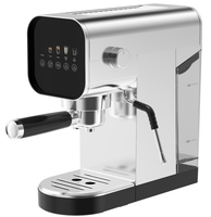 Machine à expresso semi-automatique professionnelle, mousseur à lait, portable, compacte, en acier inoxydable, pour cappuccino, latte, cadeau pour les amateurs de café