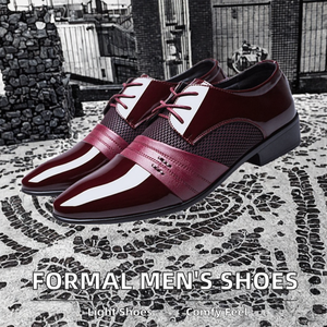 Scarpe Estive da Uomo VALENTINA in Pelle, Eleganti e Casual, Comode, con Lacci, Punta Affusolata, Design Traforato, Traspiranti e Leggere - Product Image 3