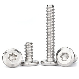 High Factory Price SS304 Furniture <b>Screws</b> Bolts M5 M6 Torx Beveled Large <b>Flat</b> Head Metric SIzes Measurement System - Product Image 2