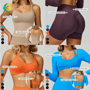 Abbigliamento Sportivo GC 2026 all'Ingrosso, Completo da Yoga Senza Cuciture per Donna, Abbigliamento da Palestra e Fitness - Product Image 2