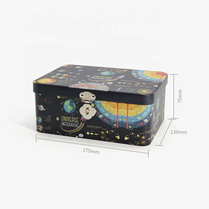 Wholesale <strong>Custom</strong> Printed Collectables Rectangle Gift <strong>Hinged</strong> Money Metal <strong>Tin</strong> <strong>Box</strong> - Product Image 6