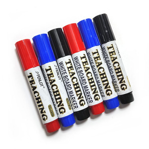 Marcadores de Pizarra Blanca de Punta Grande de 10 mm, Coloridos, Borrables con Tinta No Tóxica, Fáciles de Borrar, Diseñados Específicamente para Maestros - Product Image 6
