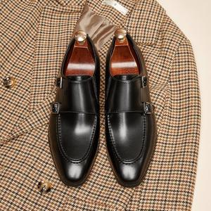 Zapatos de Cuero Clásicos de Alta Calidad con Hebilla para Caballero, Zapatos Oxford de Negocios a la Moda, Nuevo Diseño, Zapatos de Fiesta para Hombre - Product Image 5