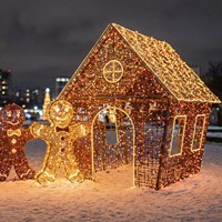 Decoración de Faroles para Parques de Atracciones, Personalizada de Fábrica, para Navidad, Uso Interior/Exterior, Espectáculo de Luces para Parques Temáticos