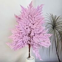 Vente chaude Conservé Feuille De Fougère Alpine Fougère Feuille Bouquet pour Vase Arrangement Décoration Compagnon Feuillage et Décor De Vacances