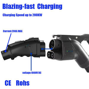 Ready <strong>to</strong> Ship CCS1 <strong>to</strong> GBT 250A 1000V DC <strong>Adapter</strong> for VW ID4 ID6 New Version Electrical EV Charger Plug Connector <strong>Type</strong> C - Product Image 3