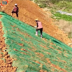 Geonet 3D de Fábrica, Venta Caliente, Muestras Gratis, Geomalla 3D para Semillas de Césped, para Parques Infantiles, Campos de Fútbol, Red de Vegetación Plástica - Product Image 3