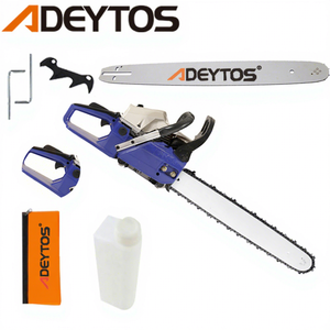 Tronçonneuse sans fil professionnelle ADEYTOS 5200/5800, moteurs 2 temps 52cc/58cc, moteur sans balais, qualité industrielle et bricolage - Product Image 1