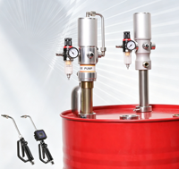Pompe à huile pneumatique verticale en acier inoxydable haute pression 8-10L/Min, portable, pour transfert de lubrifiant en fût, OEM, économie d'énergie