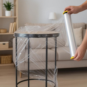 Bao bì công nghiệp cuộn màng trắng co giãn rộng 50 cm và co giãn lên đến 300 mét chống ẩm - Product Image 5
