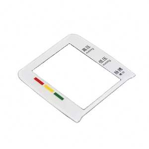 Panneaux de commande tactiles en acrylique sur mesure, superposition graphique, panneau frontal, écran d'affichage du moniteur de tension artérielle, feuilles - Product Image 4