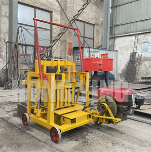 Small diesel Engine Mobile Brick Making Machine <strong>Concrete</strong> Brick Making Machine Semi Automatic <strong>Block</strong> - Product Image 4