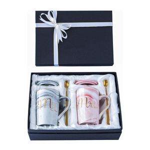 Regalos de Boda al por Mayor para Recién Casados, Regalos de Aniversario, Juego de Tazas de Cerámica de Alta Calidad Personalizadas de Fábrica, Juego de Regalo para Parejas - Product Image 2